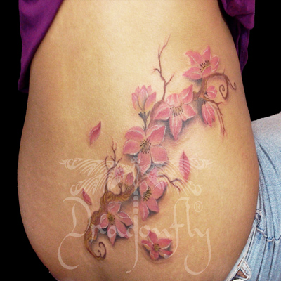Dragonfly Tattoo Malaysia | flower-tattoo-51